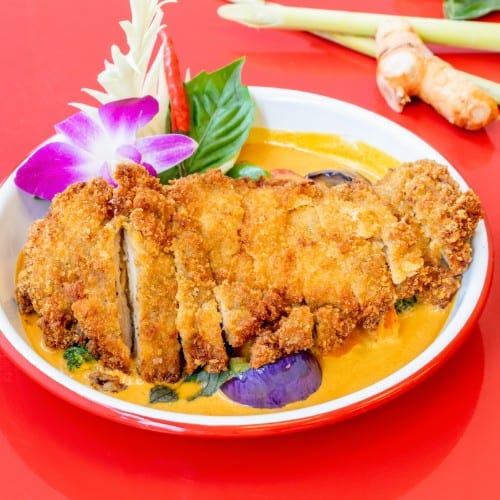 Crispy Chicken Rice.